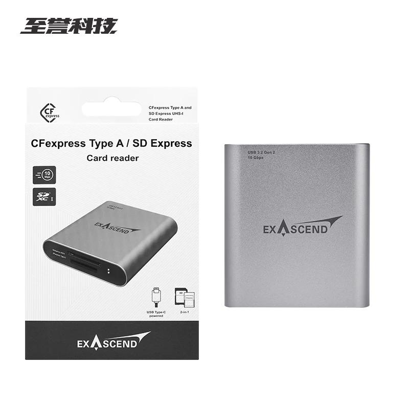 Exascend CFexpress A Ÿ ī ,  USB 3.2 Gen 2, 10 Gpbs UHS-I SD Express ī ,  ī  ī 